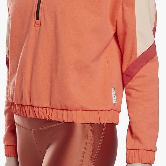 ❗️FINAL❗️ 🆕 Core 10 by Reebok Oversized French Terry Quarter-Zip Hoodie 🔴🔴 - Picture 2 of 4
